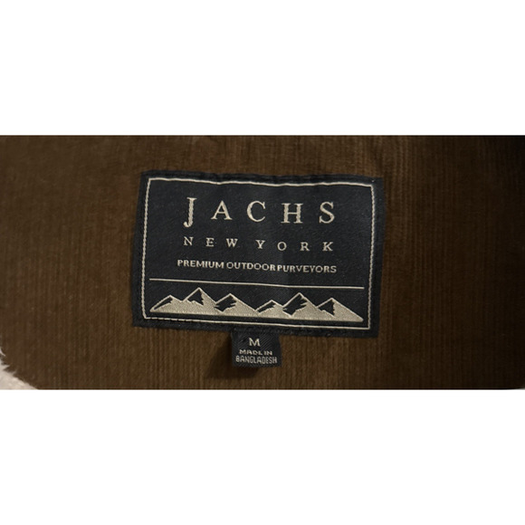 Jachs New York Flannel Shirt Jacket Blue Plaid Wool Insulated Shacket Mens M - Picture 5 of 6
